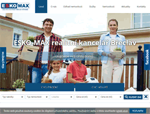 Tablet Screenshot of eskomax.cz